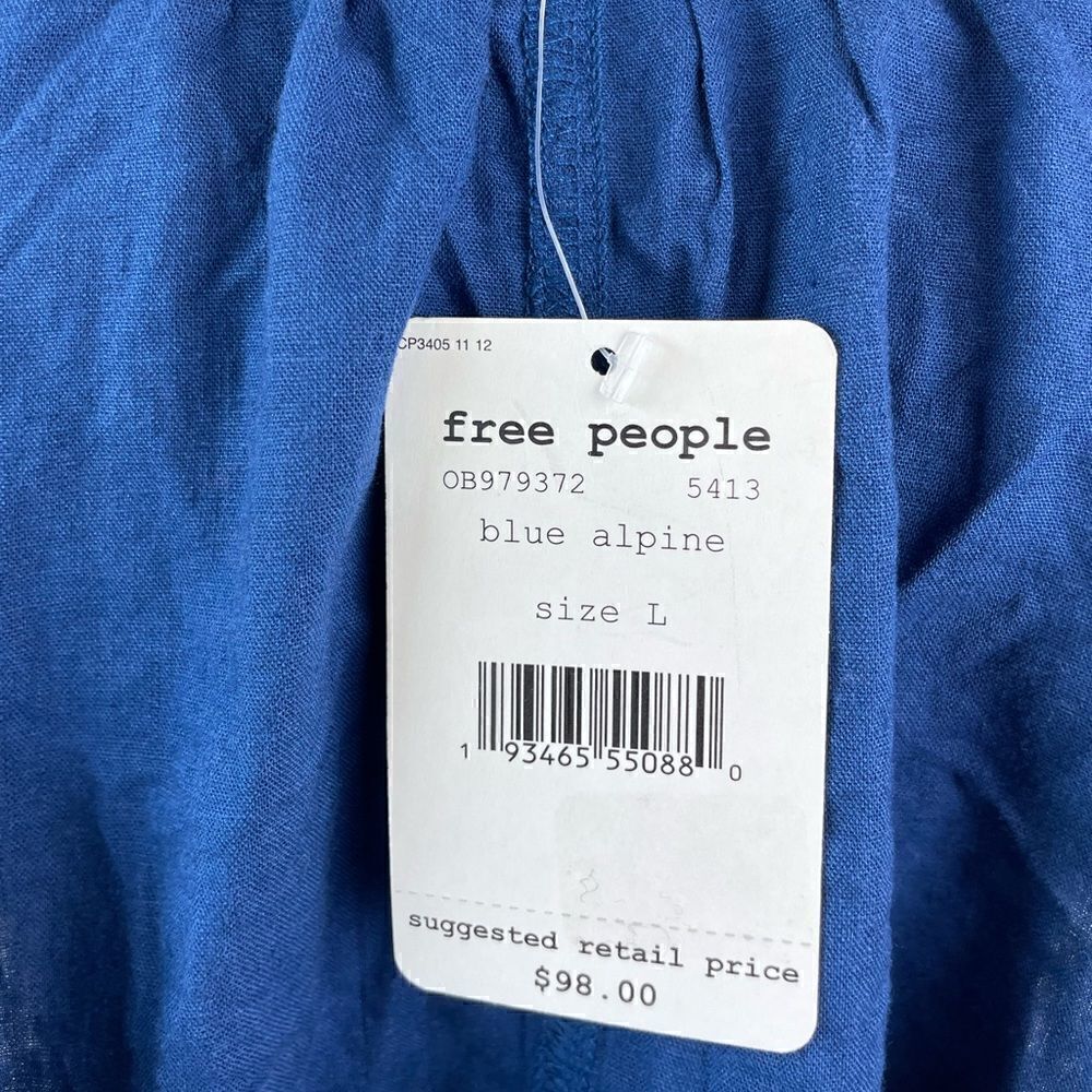 NWT Blue Alpine Pullover Light Jacket Top Size L - Picture 6 of 7